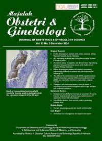 Majalah Obstetri dan Ginekologi (Journal of Obstetrics & Gynecology Science) Vol. 32 No. 3, 2024