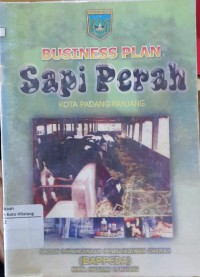 BUSINESS PLAN SAPI PERAH KOTA PADANG PANJANG