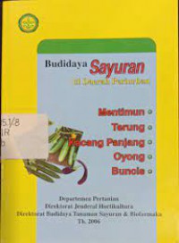 BUDIDAYA SAYURAN DI DAERAH PERIURBAN