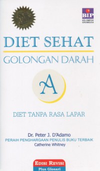 DIET SEHAT : GOLONGAN DARAH A