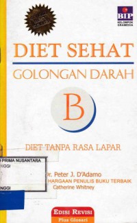 DIET SEHAT : GOLONGAN DARAH B