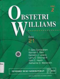 OBSTETRI WILLIAMS (EDISI 21 VOL. 2)