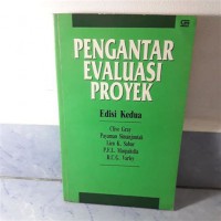 Image of PENGANTAR EVALUASI PROYEK (EDISI KEDUA)