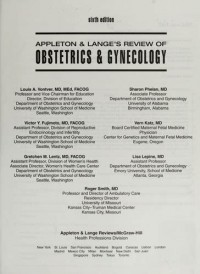 APPLETON AND LANGE'S REVIEW OF OBSTETRICS & GYNECOLOGY (EDISI 6)