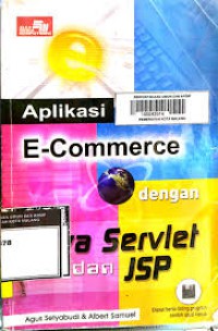 APLIKASI E-COMMERCE DENGAN JAVA SERVLET DAN JSP