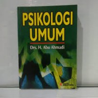 PSIKOLOGI UMUM