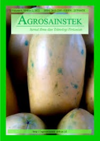 Jurnal Ilmu dan Teknologi Pertanian (Agrosainstek) Volume 6, Nomor 2 Tahun 2022