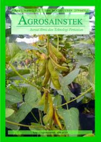 Jurnal Ilmu dan Teknologi Pertanian (Agrosainstek) Volume 7, Nomor 2 Tahun 2023