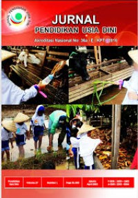 Jurnal Pendidikan Usia Dini Vol. 17 No. 1, 2023