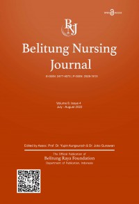 Belitung Nursing Journal Volume 8, No. 4 Tahun 2022