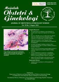 Majalah Obstetri dan Ginekologi (Journal of Obstetrics & Gynecology Science) Vol. 30 No. 2, 2022